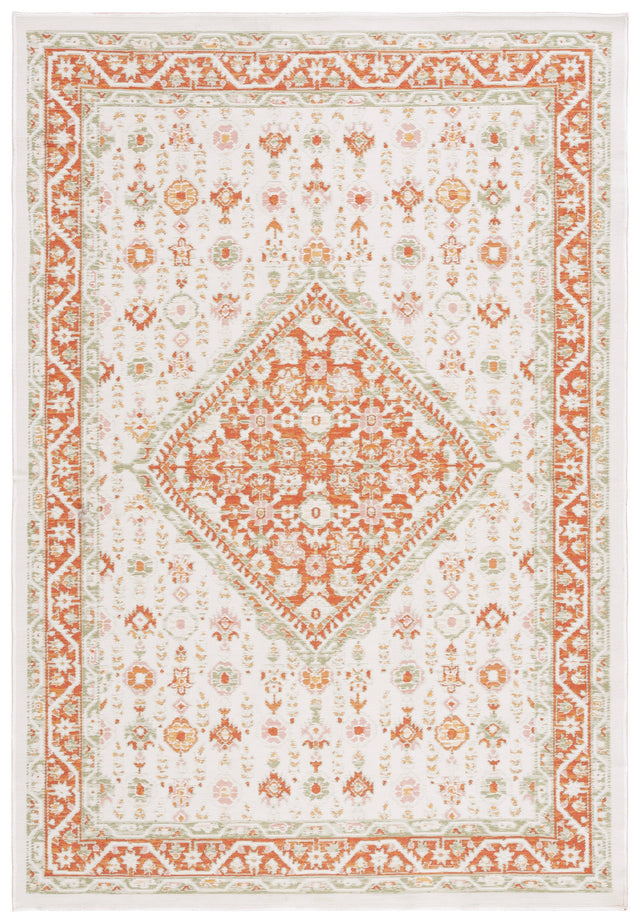 Safavieh Sunrise Sun620A Ivory/Rust Sage Rug.
