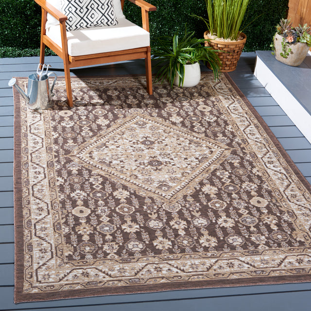 Safavieh Sunrise Sun620F Grey/Beige Black Rug.