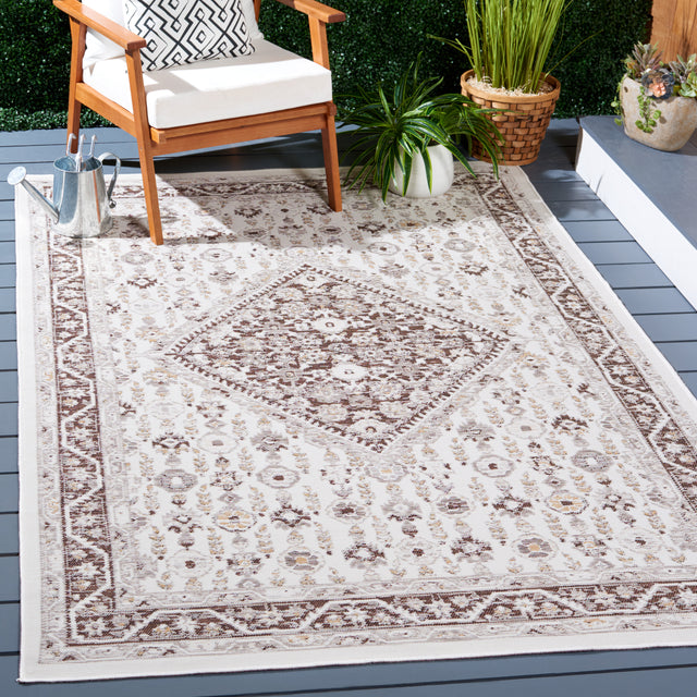 Safavieh Sunrise Sun620F Grey/Beige Black Rug.