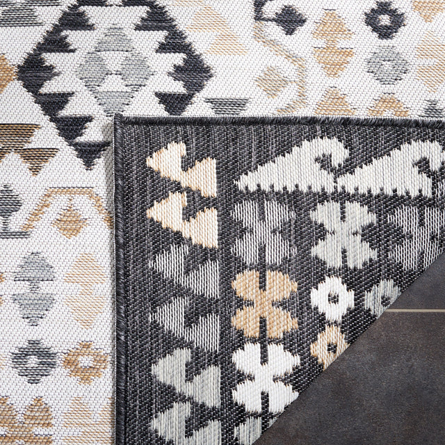 Safavieh Sunrise Sun622B Ivory/Beige Black Rug.