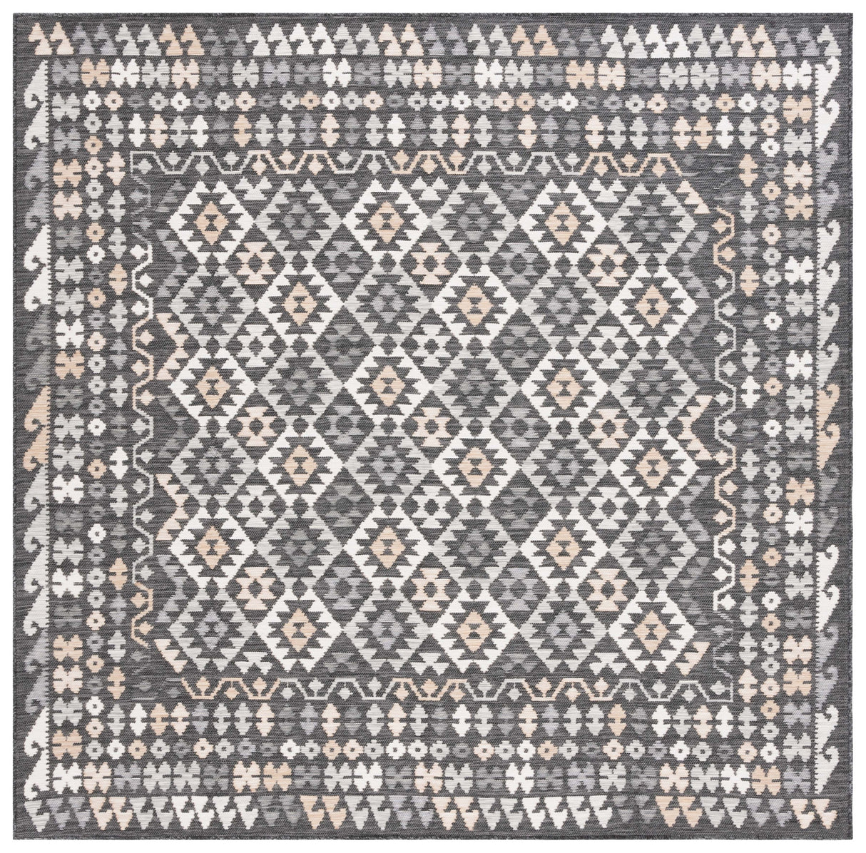 Safavieh Sunrise Sun622B Ivory/Beige Black Rug.