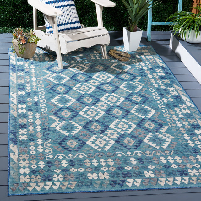 Safavieh Sunrise Sun622F Grey/Blue Ivory Rug.