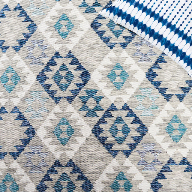 Safavieh Sunrise Sun622F Grey/Blue Ivory Rug.