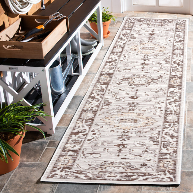 Safavieh Sunrise Sun624F Grey/Beige Black Rug.