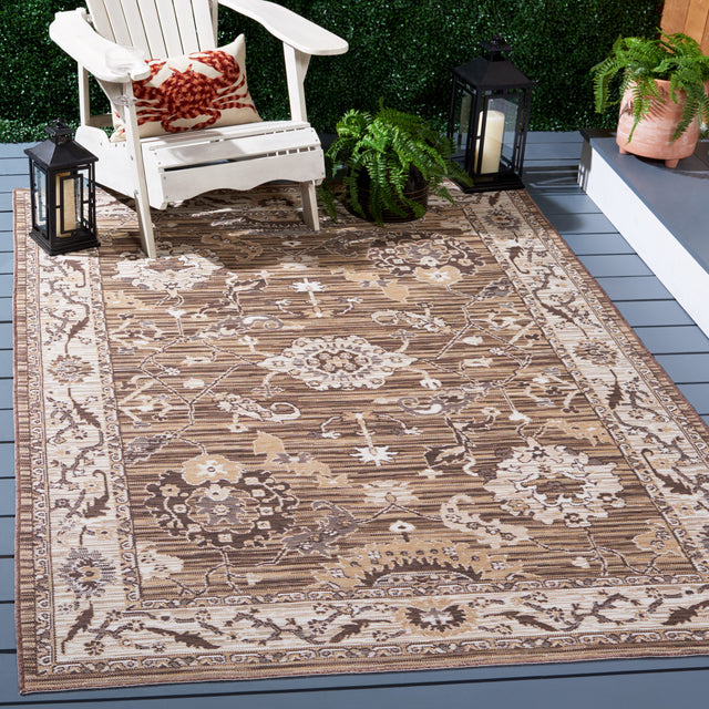 Safavieh Sunrise Sun624F Grey/Beige Black Rug.
