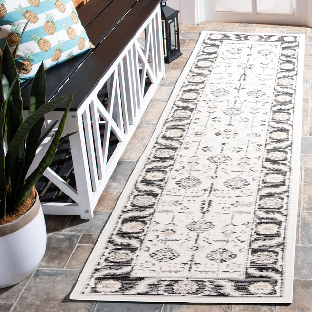 Safavieh Sunrise Sun627A Ivory/Grey Black Rug.