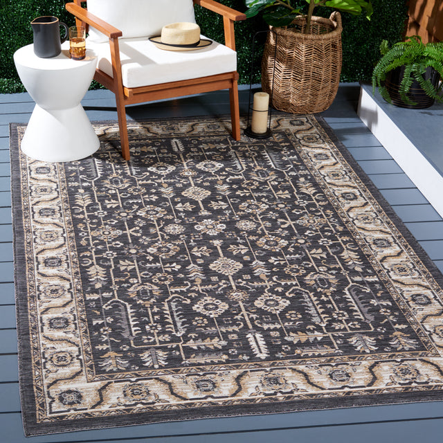 Safavieh Sunrise Sun627A Ivory/Grey Black Rug.