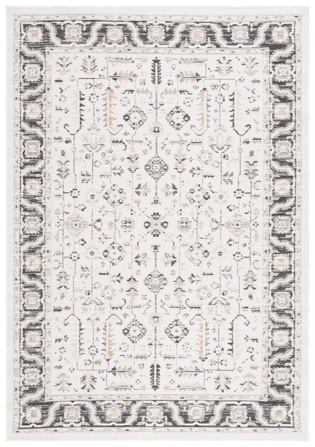 Safavieh Sunrise Sun627A Ivory/Grey Black Rug.