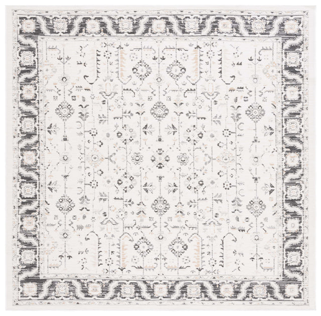 Safavieh Sunrise Sun627A Ivory/Grey Black Rug.