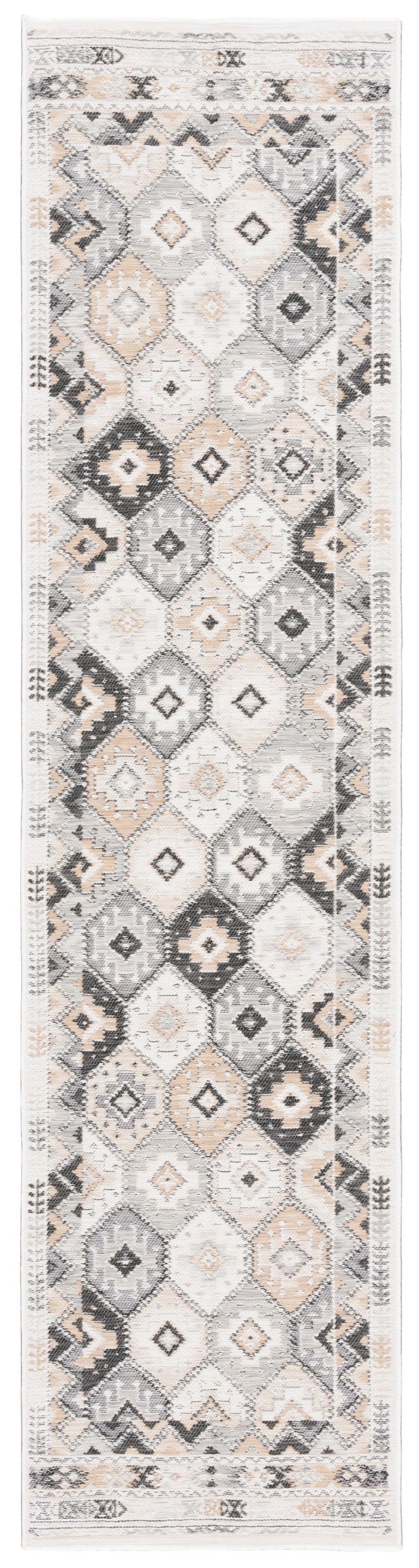 Safavieh Sunrise Sun630A Ivory/Grey Black Rug.