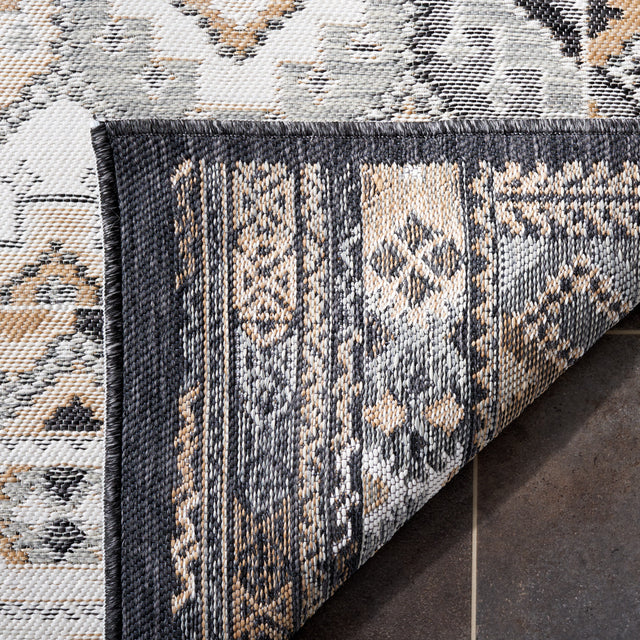 Safavieh Sunrise Sun630A Ivory/Grey Black Rug.