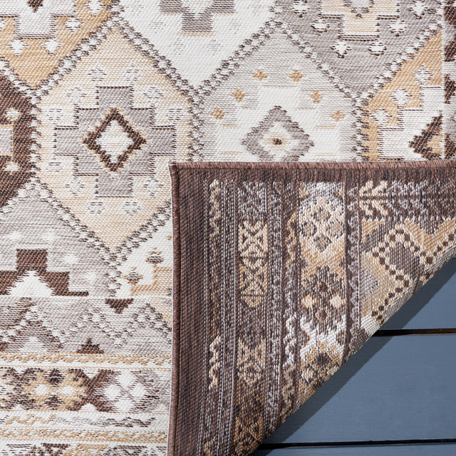 Safavieh Sunrise Sun630B Ivory/Beige Brown Rug.