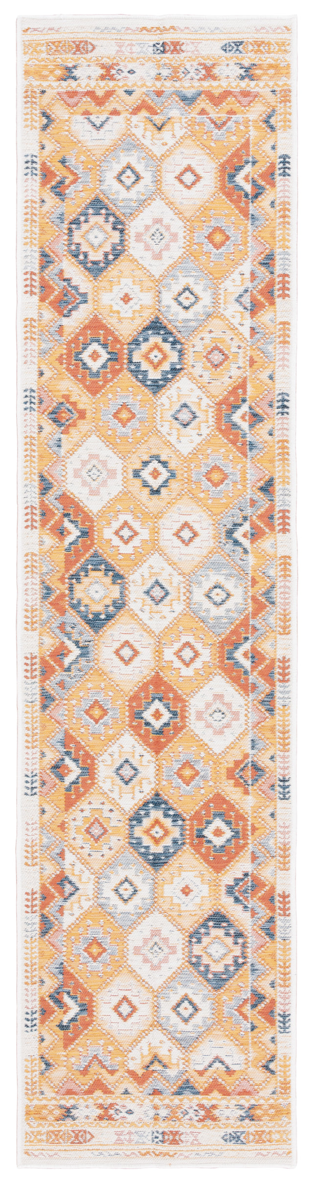 Safavieh Sunrise Sun630D Gold/Rust Blue Rug.