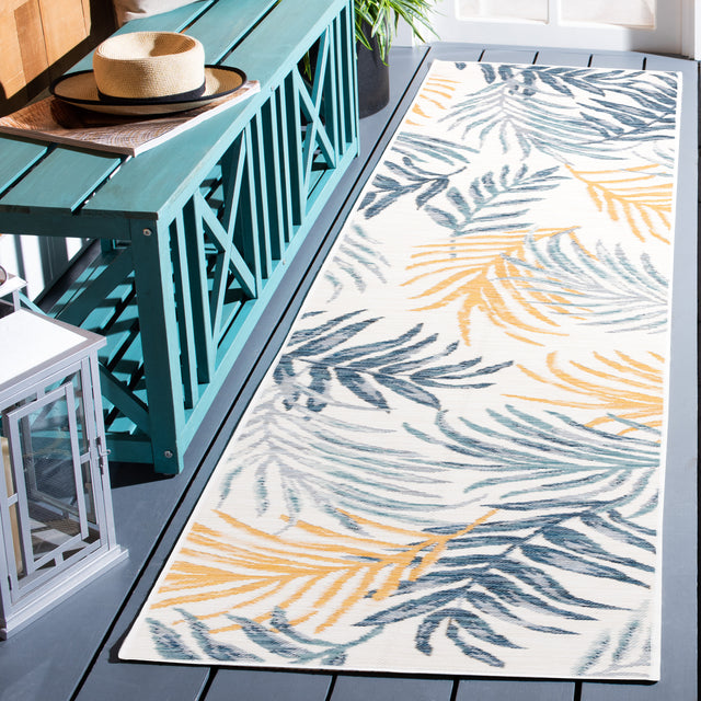Safavieh Sunrise Sun670A Ivory/Blue Gold Rug.