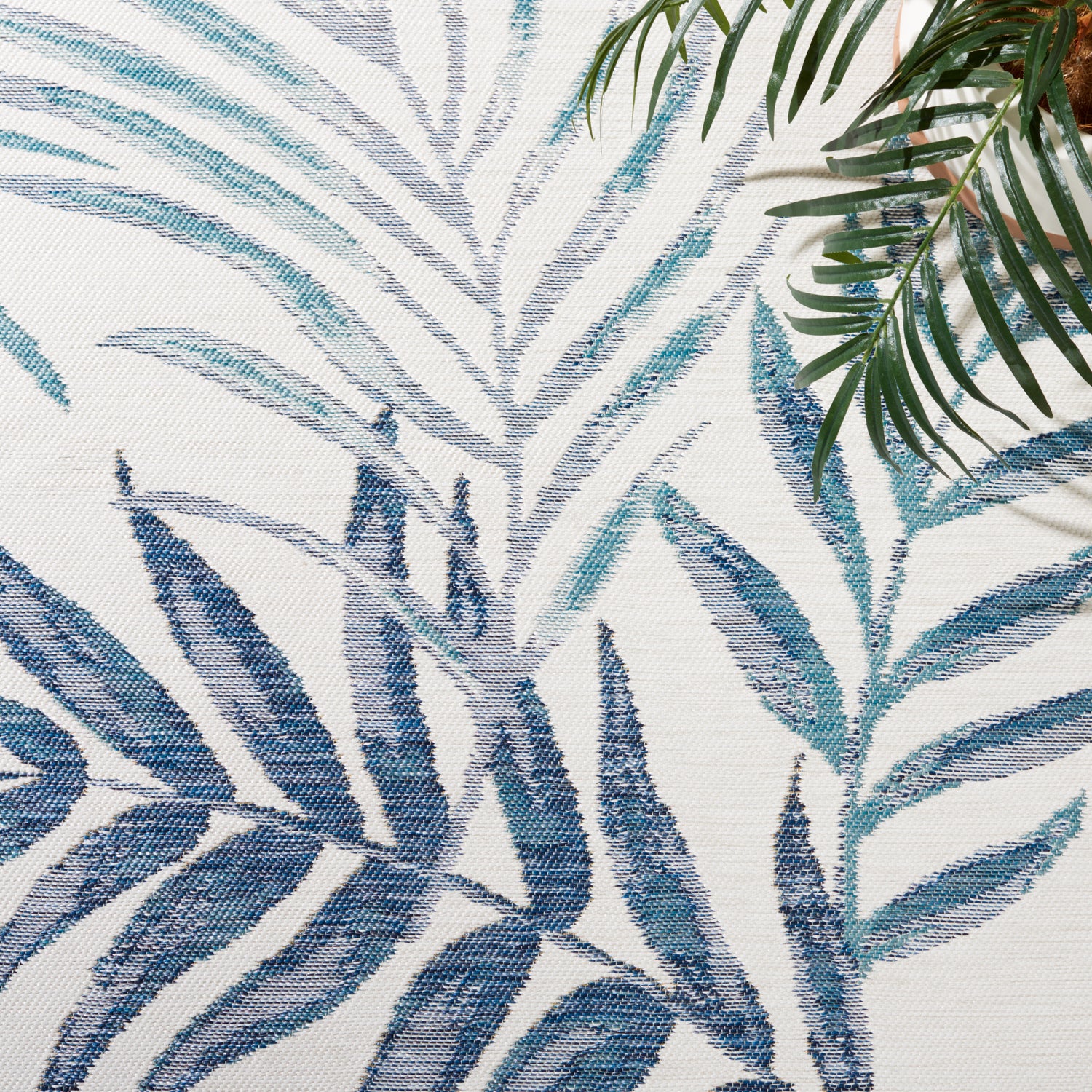 Safavieh Sunrise Sun670A Ivory/Blue Gold Rug.