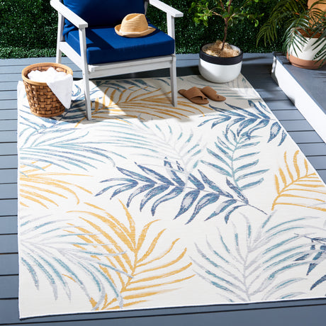 Safavieh Sunrise Sun670A Ivory/Blue Gold Rug.