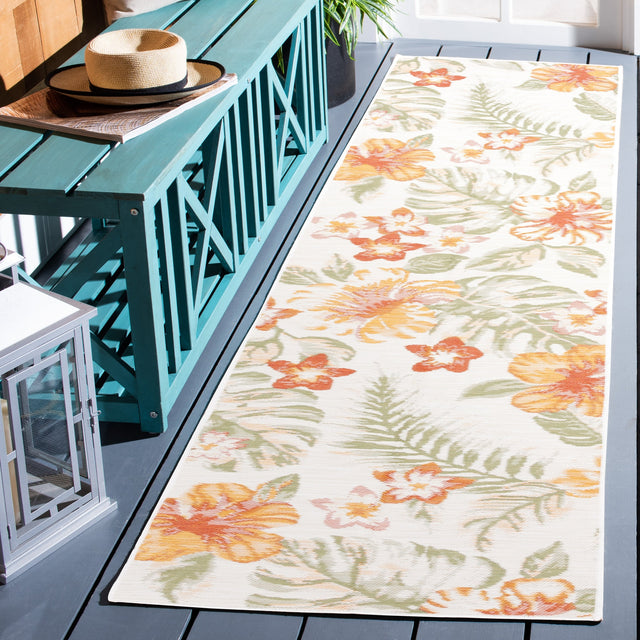 Safavieh Sunrise Sun671A Ivory/Rust Sage Rug.