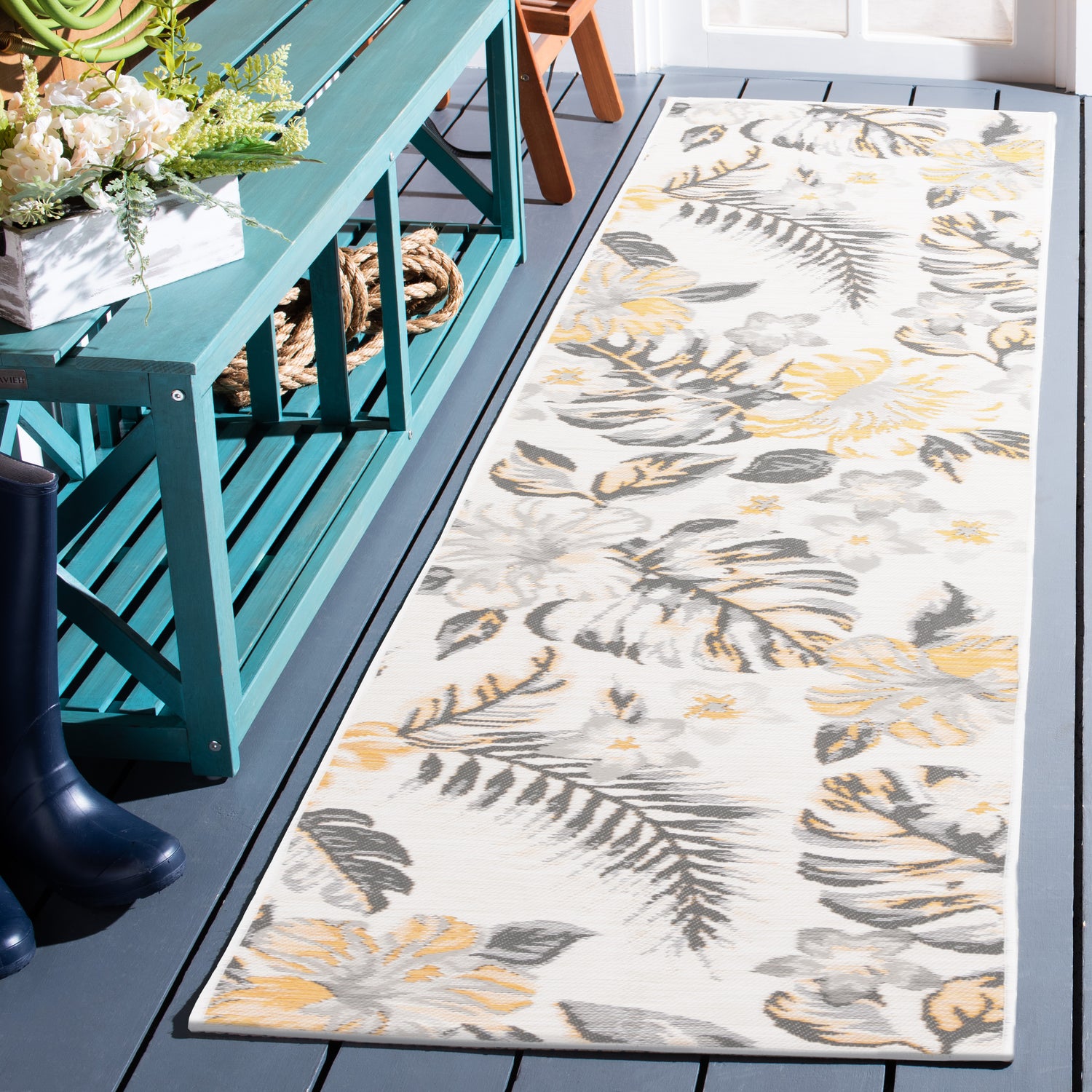 Safavieh Sunrise Sun671B Ivory/Grey Gold Rug.