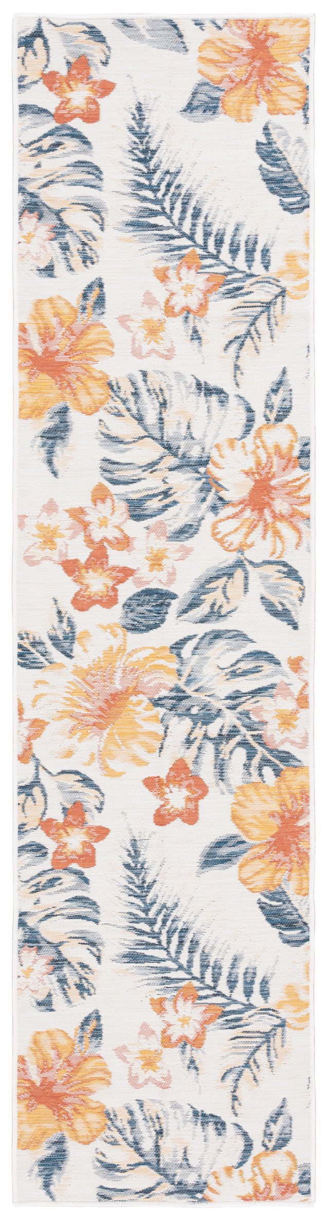 Safavieh Sunrise Sun671C Ivory/Rust Blue Rug.
