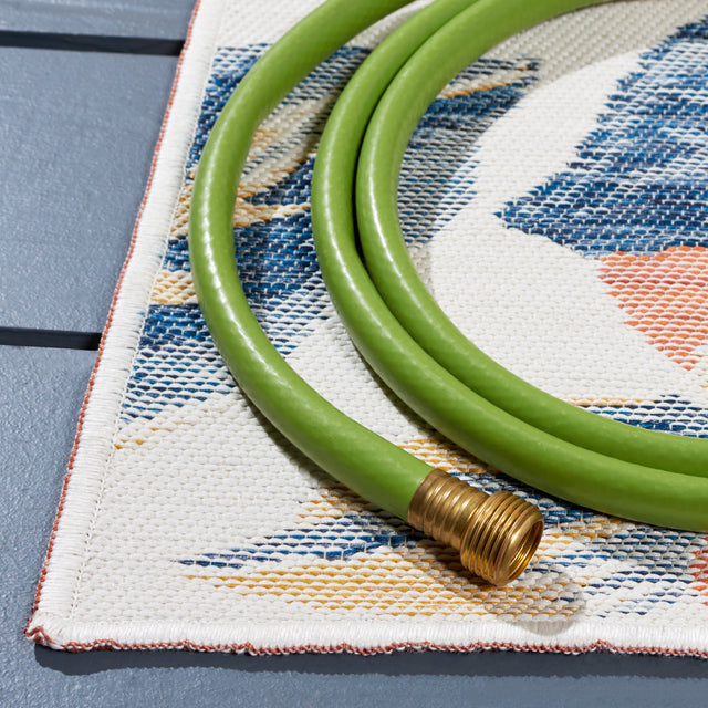 Safavieh Sunrise Sun671C Ivory/Rust Blue Rug.