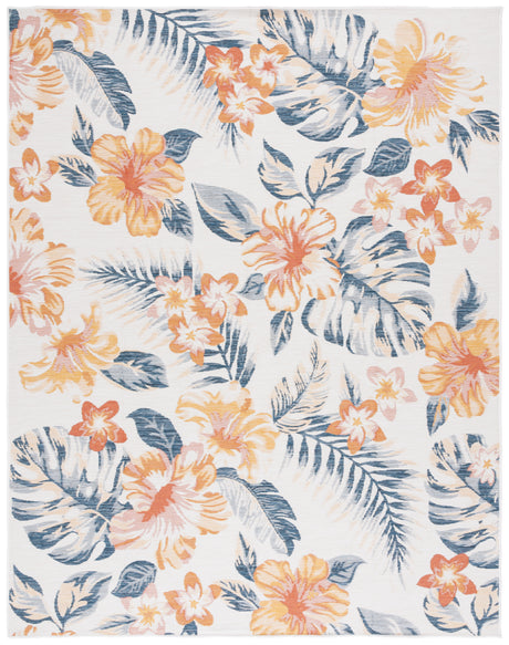 Safavieh Sunrise Sun671C Ivory/Rust Blue Rug.