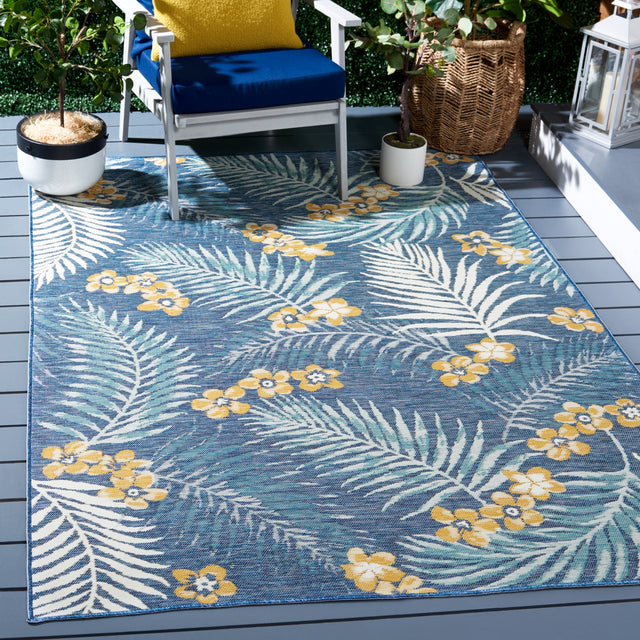 Safavieh Sunrise Sun675A Ivory/Blue Gold Rug.