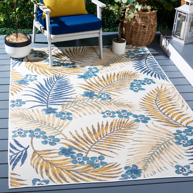Safavieh Sunrise Sun675A Ivory/Blue Gold Rug.