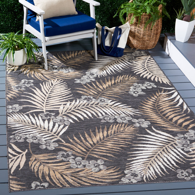 Safavieh Sunrise Sun675B Ivory/Grey Black Rug.