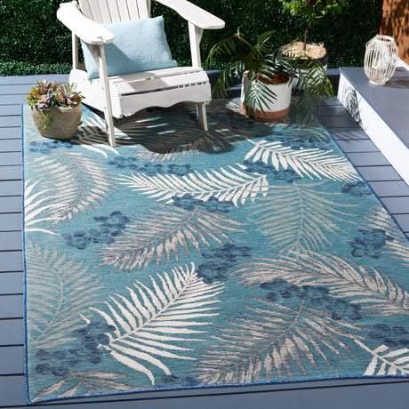 Safavieh Sunrise Sun675F Grey/Blue Ivory Rug.