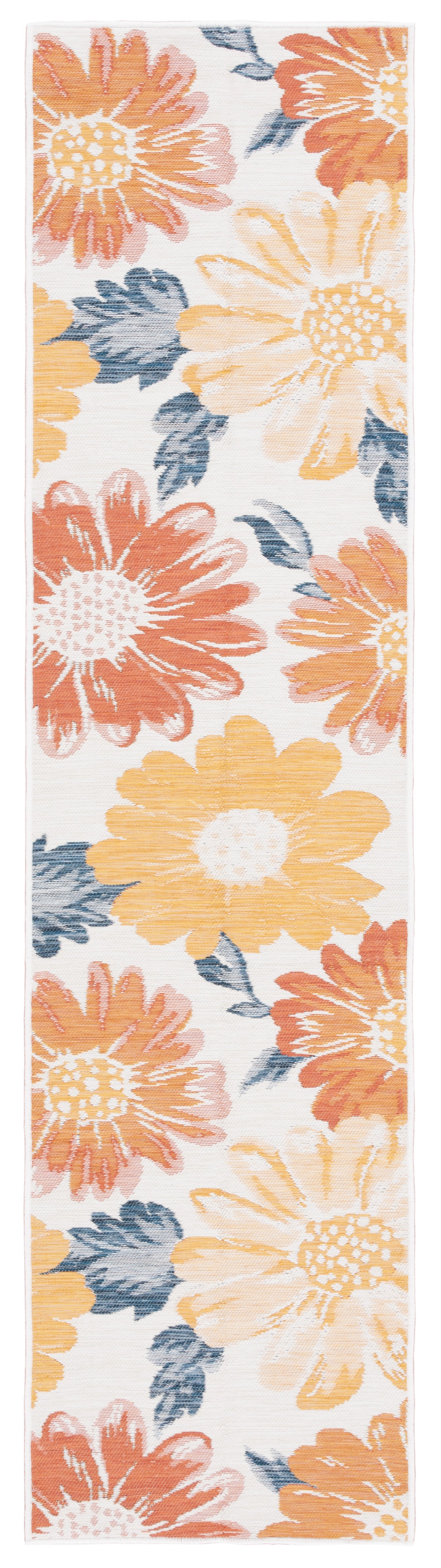 Safavieh Sunrise Sun689A Ivory/Rust Gold Rug.