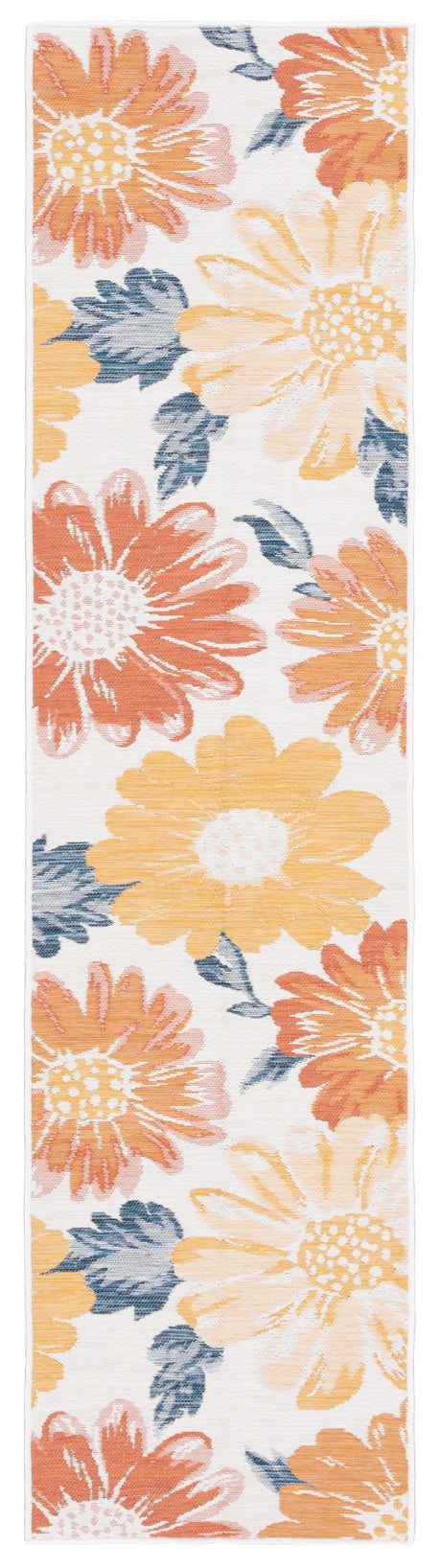 Safavieh Sunrise Sun689A Ivory/Rust Gold Rug.