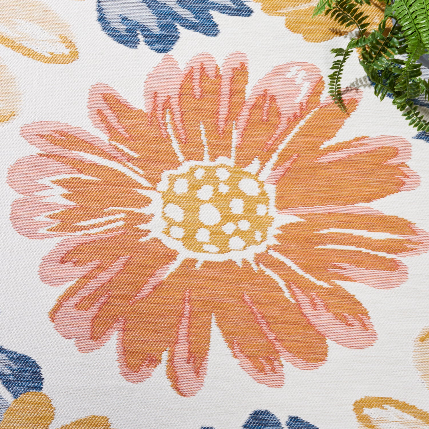 Safavieh Sunrise Sun689A Ivory/Rust Gold Rug.