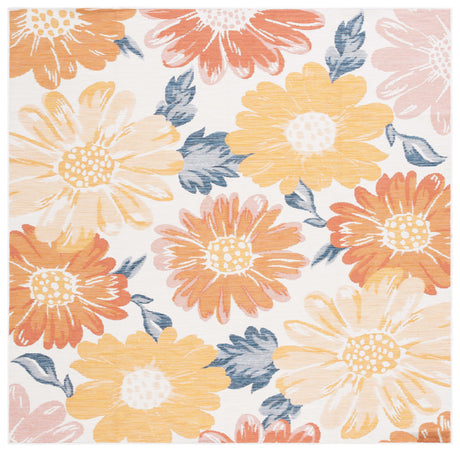 Safavieh Sunrise Sun689A Ivory/Rust Gold Rug.