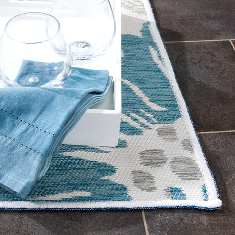 Safavieh Sunrise Sun689B Ivory/Blue Grey Rug.