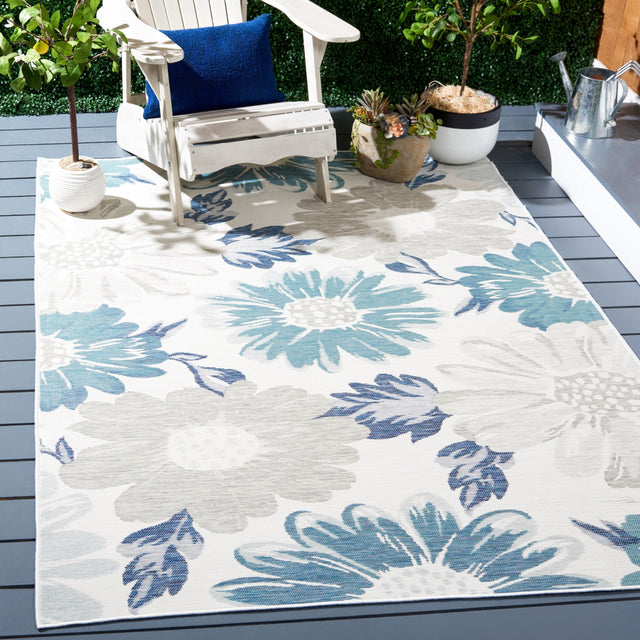Safavieh Sunrise Sun689B Ivory/Blue Grey Rug.