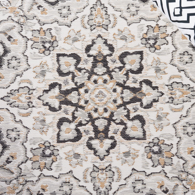 Safavieh Sunrise Sun696F Grey/Beige Black Rug.