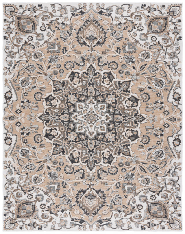 Safavieh Sunrise Sun696F Grey/Beige Black Rug.