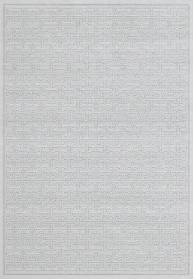 Dynamic Rugs Timeless 6930 Power Loomed Modern Grey Rug