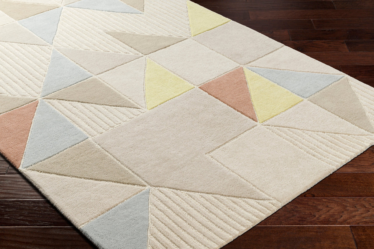 Surya Tallinn Tnl-2301 Medium Gray, Sage, Light Sage Rug.