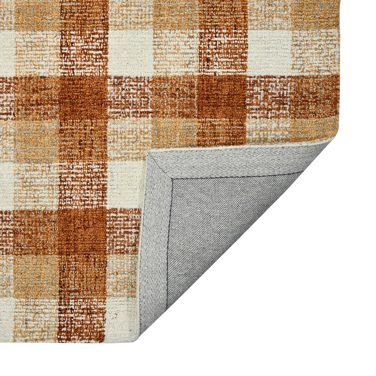 Amer Tartan TRA-10 Orange area rug - back view