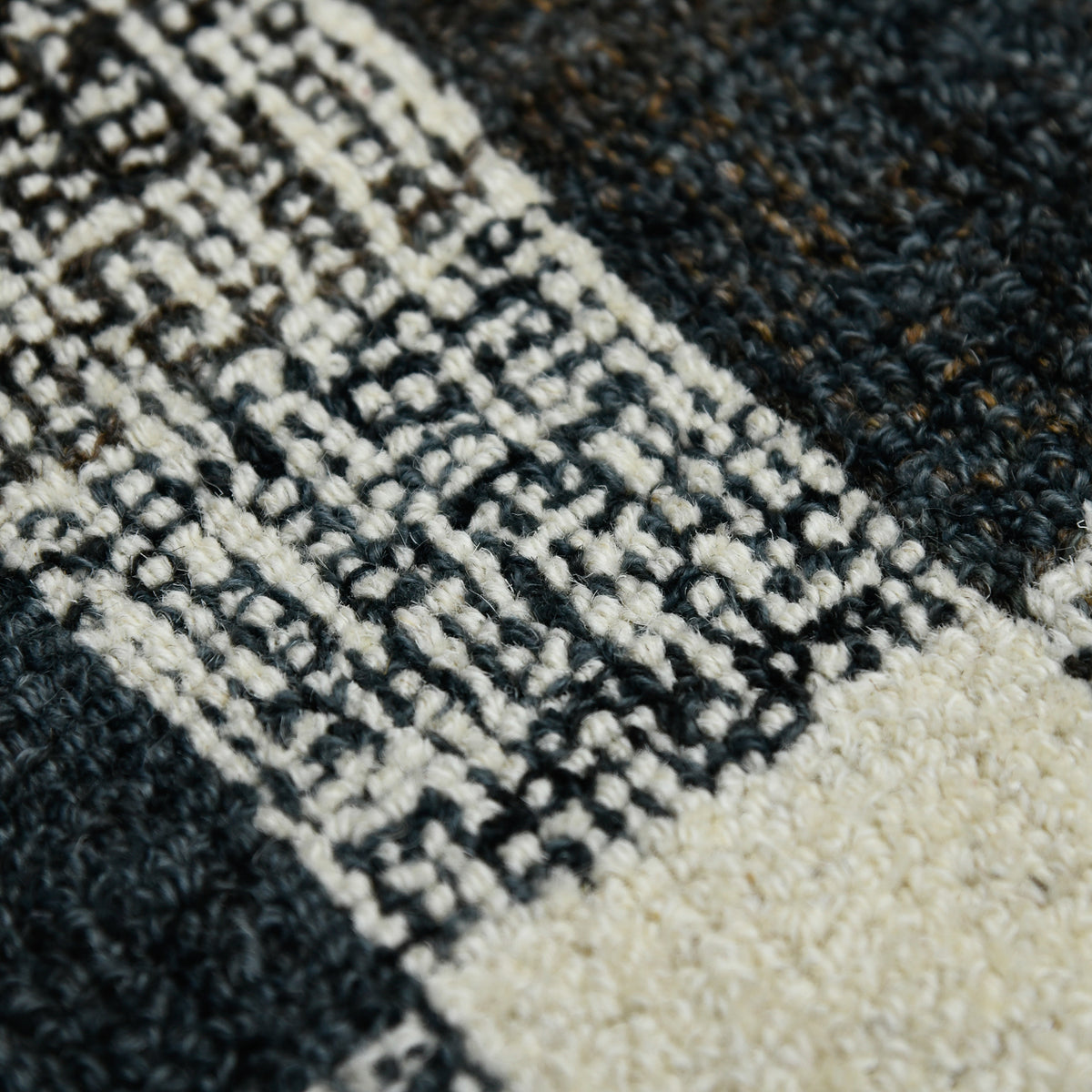 Amer Tartan TRA-6 Charcoal area rug - close-up view