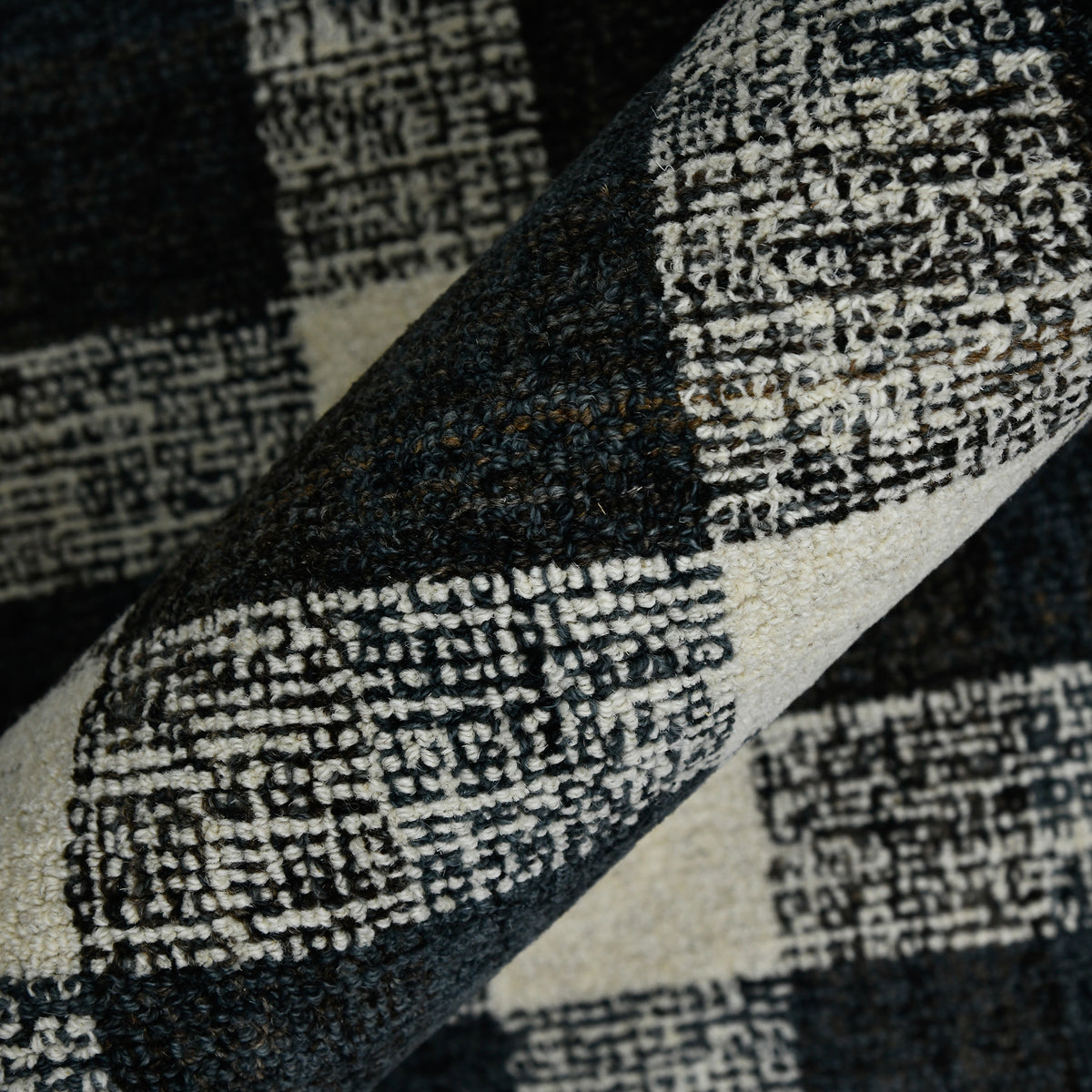Amer Tartan TRA-6 Charcoal area rug - color swatch view
