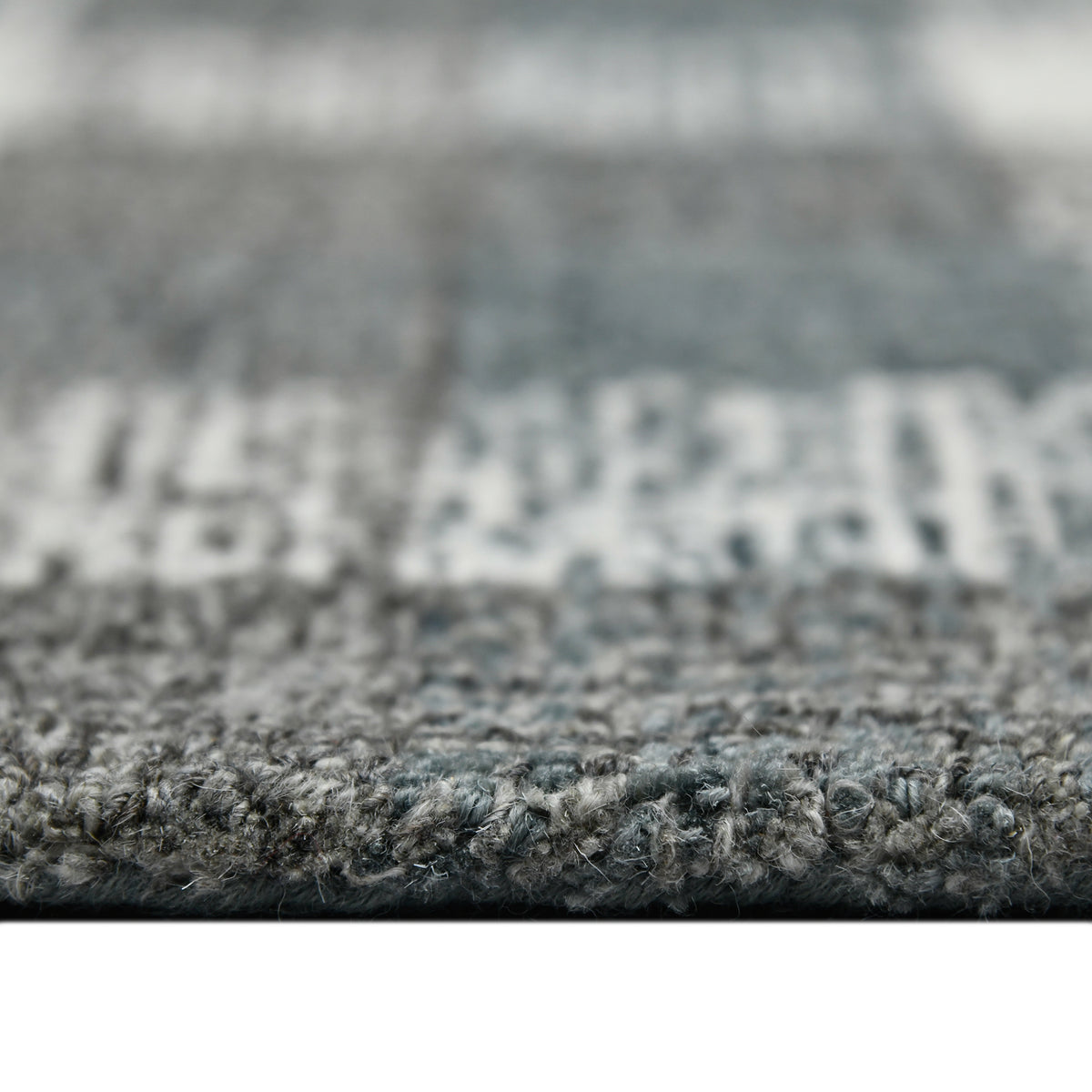 Amer Tartan TRA-8 Dark Gray area rug - profile view
