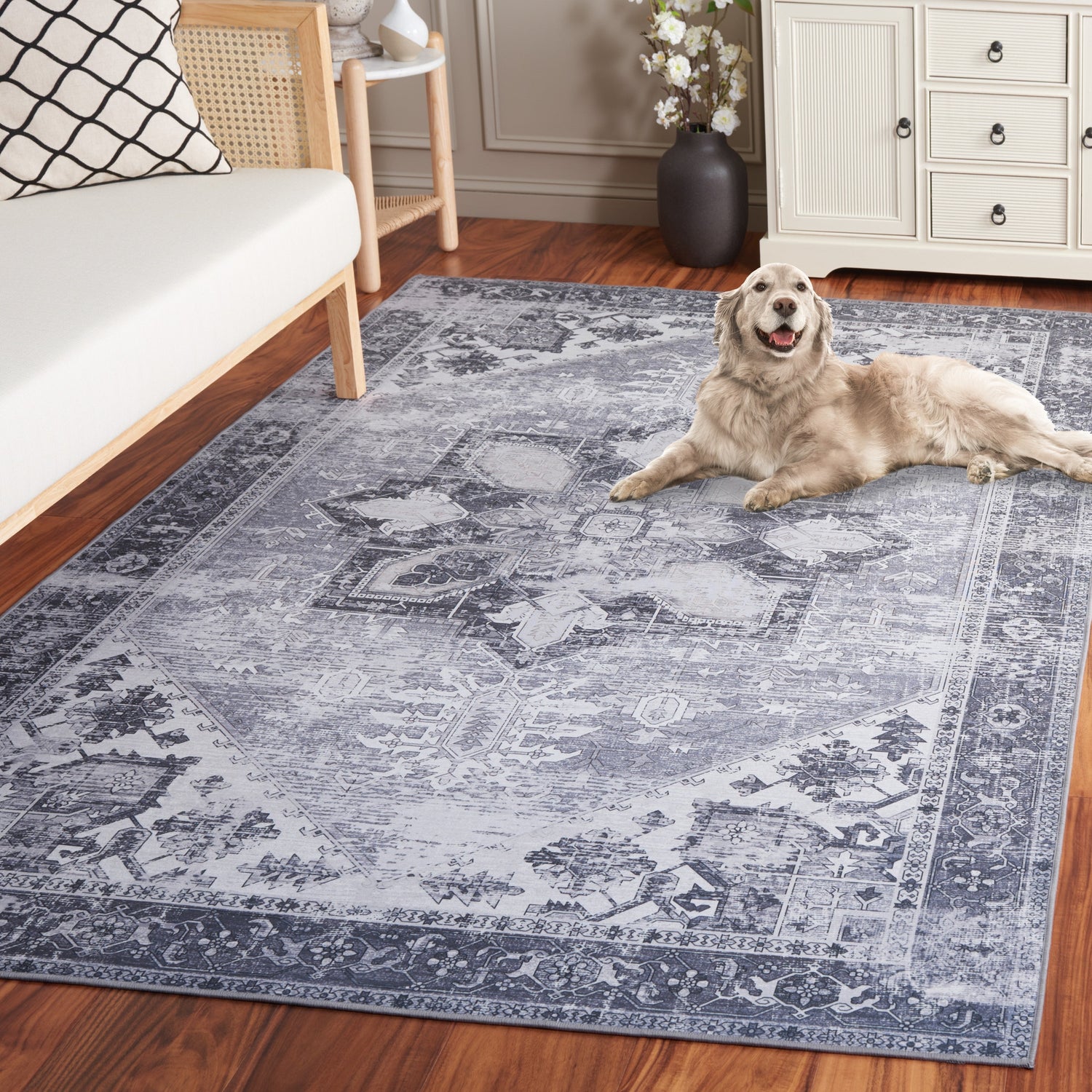 Safavieh Tucson Tsn102J Grey Rug.