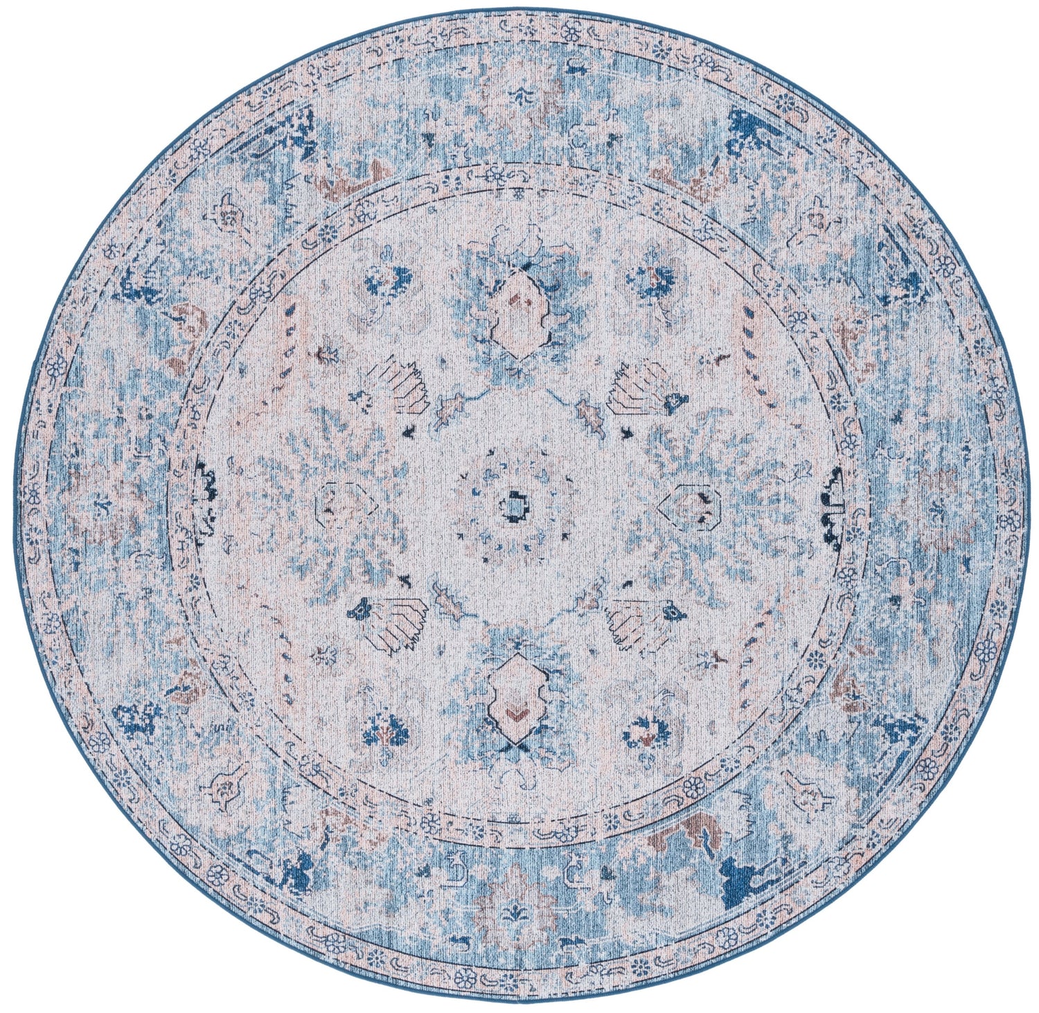 Safavieh Tucson Tsn908M Blue/Beige Rug.