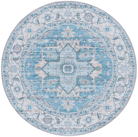 Safavieh Tucson Tsn913B Grey/Turquoise Rug.