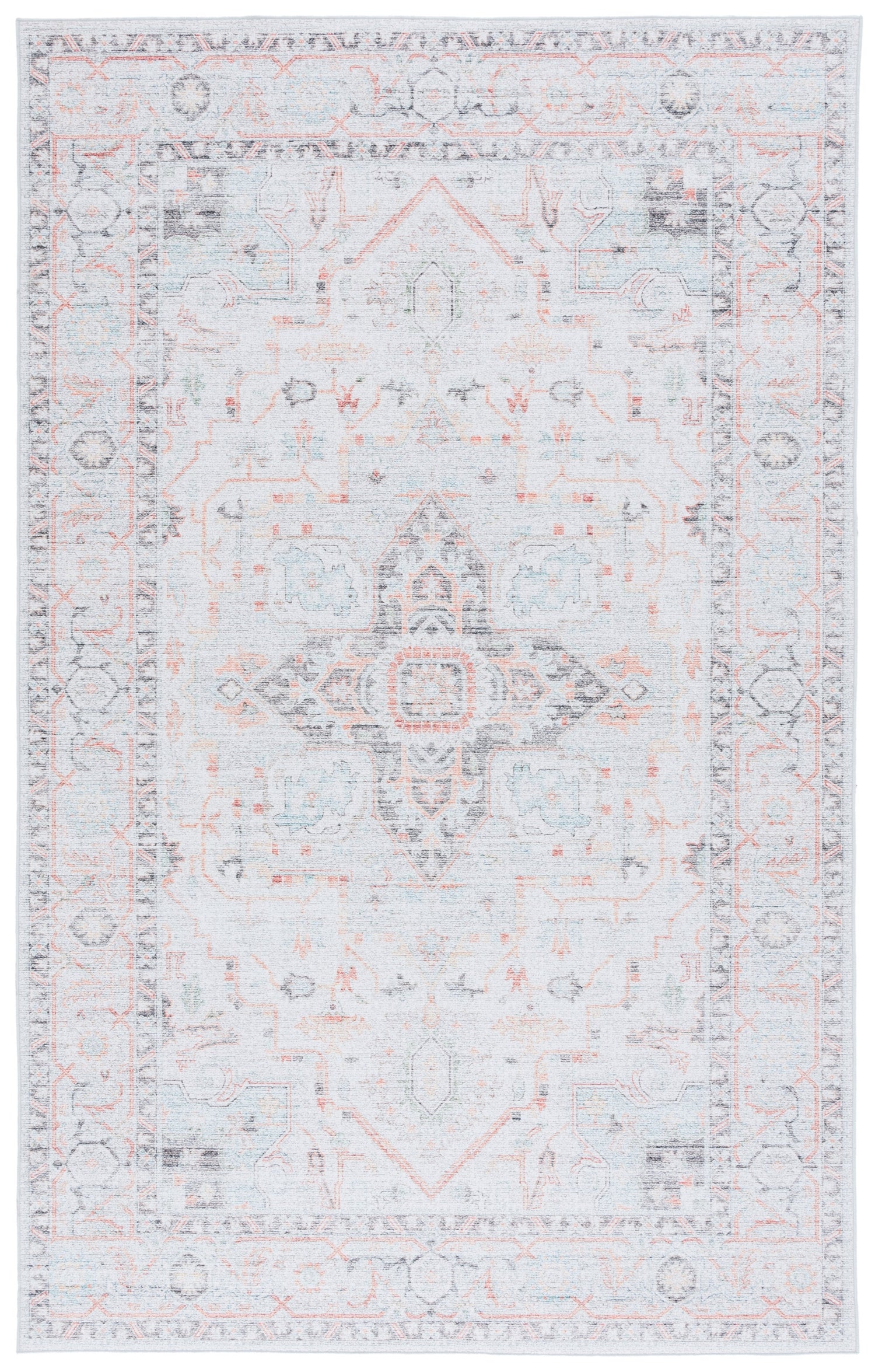 Safavieh Tucson Tsn913F Light Grey/Light Green Rug.