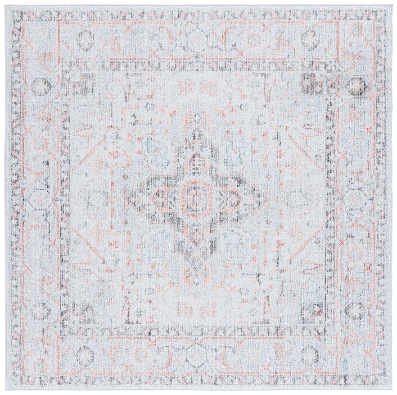 Safavieh Tucson Tsn913F Light Grey/Light Green Rug.