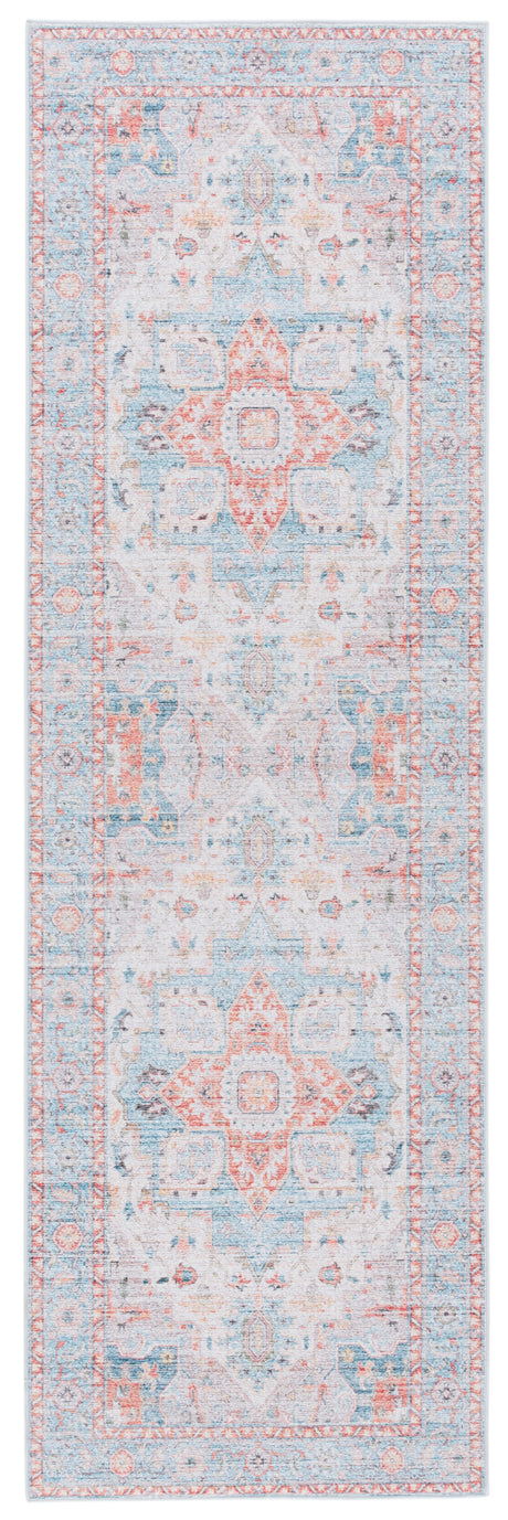 Safavieh Tucson Tsn913K Turquoise/Rust Rug.