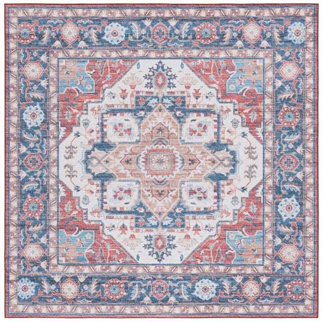 Safavieh Tucson Tsn913Q Rust/Blue Rug.